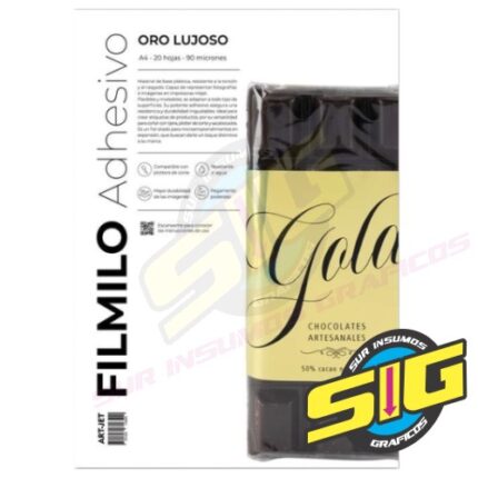Filmilo Adhesivo Oro Lujoso x 20H
